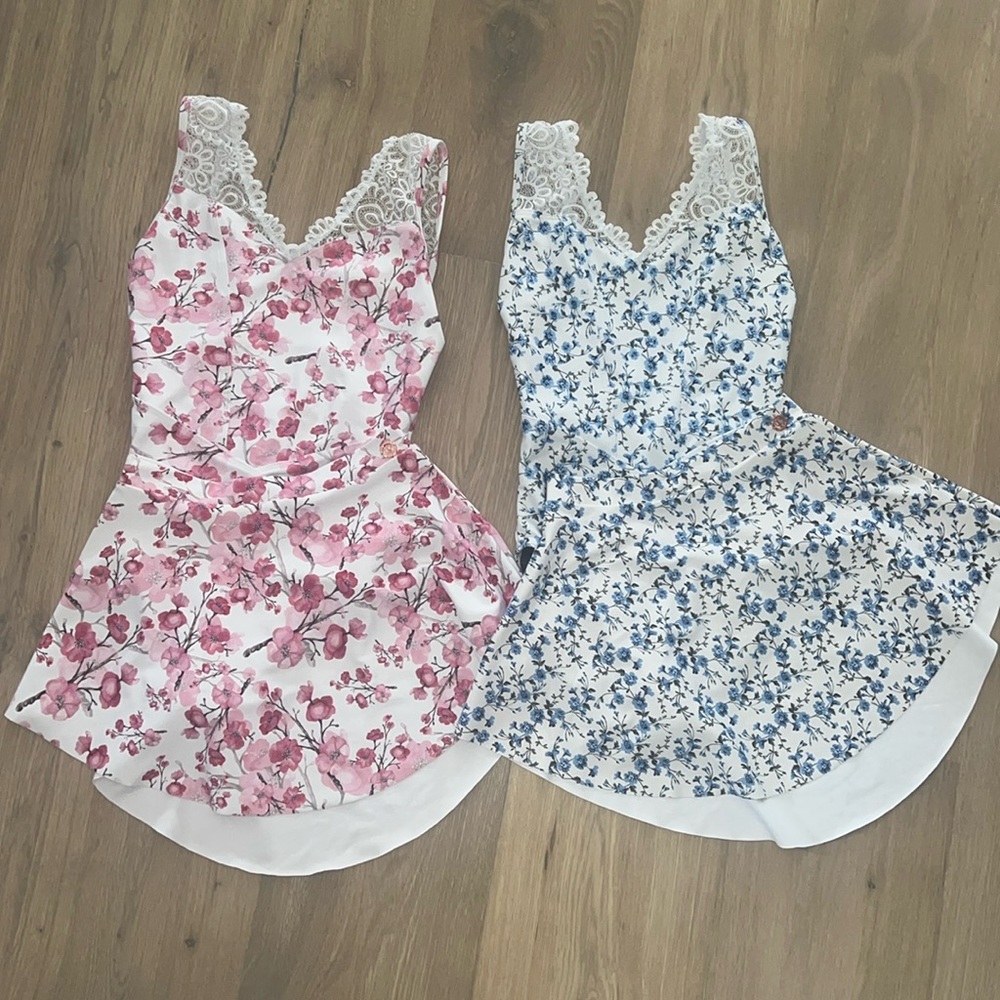 Danse De Paris leotards with matching skirts